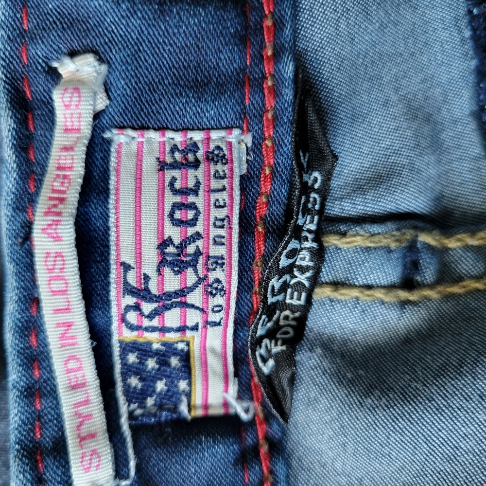 Express REROCK Jean Legging - Picture 3 of 5